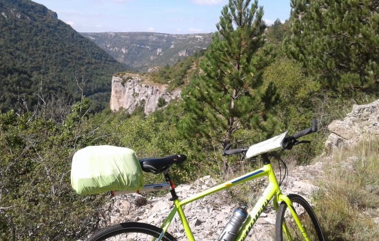 the climb up to the Causse Noir plateau from Trèves