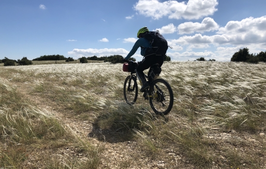 The great limestone plateaus by mountain bike