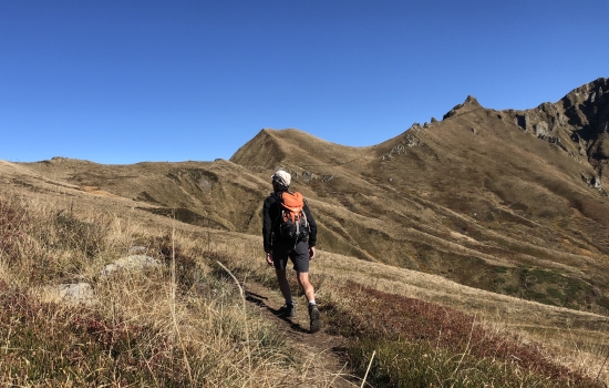 dans l'ascension vers le Puy de Sancy