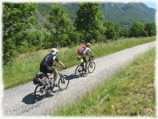 Randonnée velo de discount route