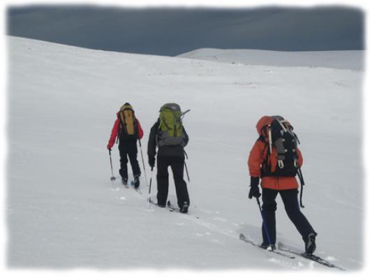 Randonnée nordique en Auvergne autour du Sancy