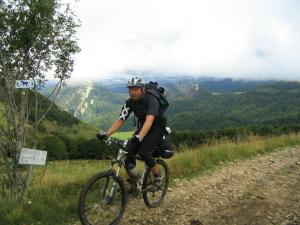 Mountain biking between Monts d'Ardeche and Haut Loire